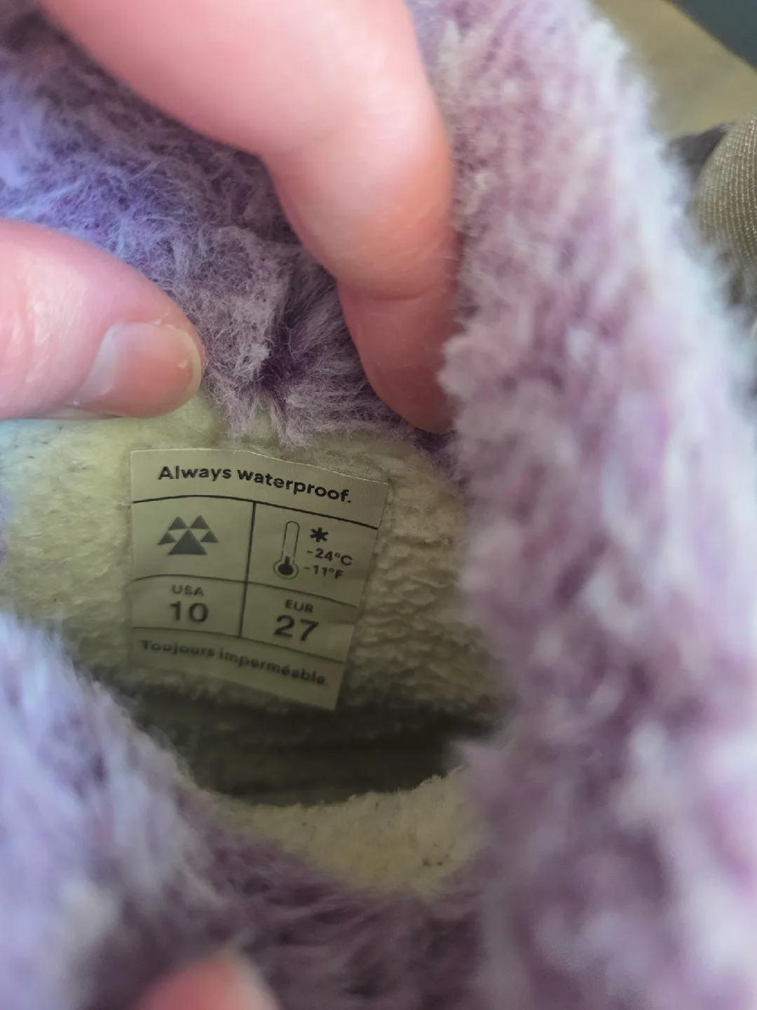 Cougar Kids' Waterproof Winter Boots - Size 10 image indicator(4)