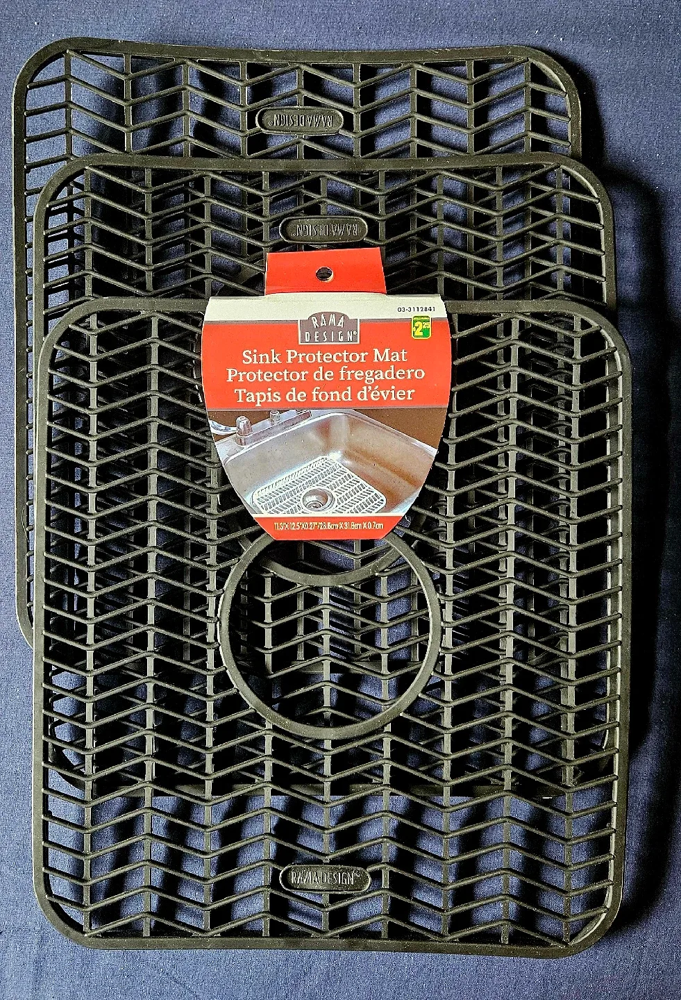 3 Sink Protector Mats - NEW image indicator(2)