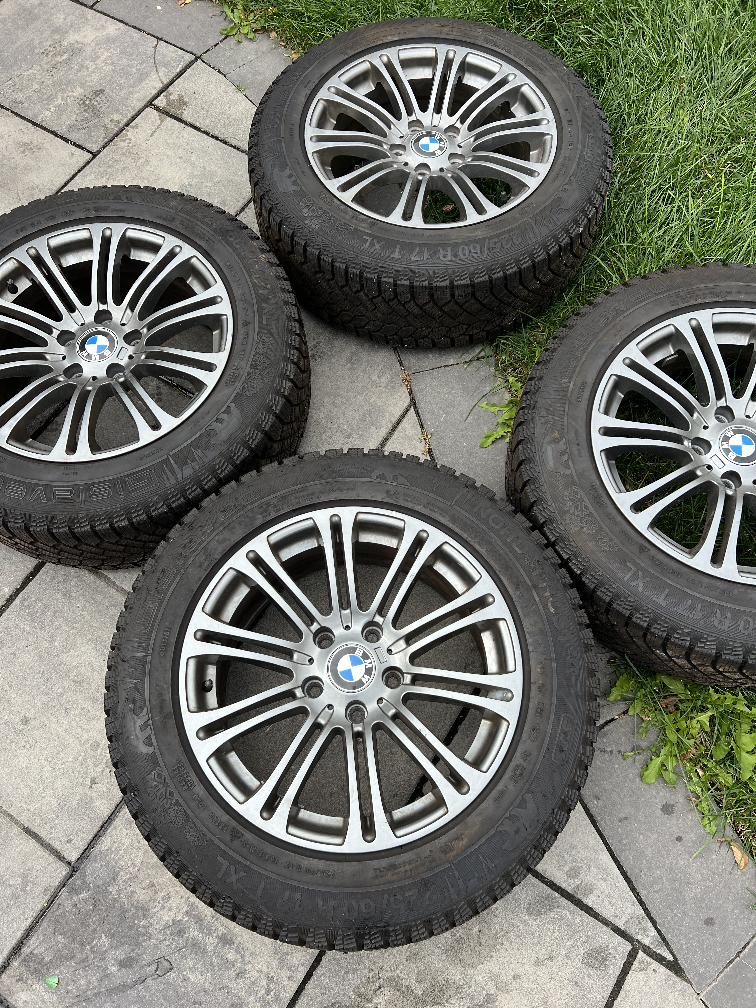 BMW 225/60R17 Winter Tires on Rims - Set of 4
