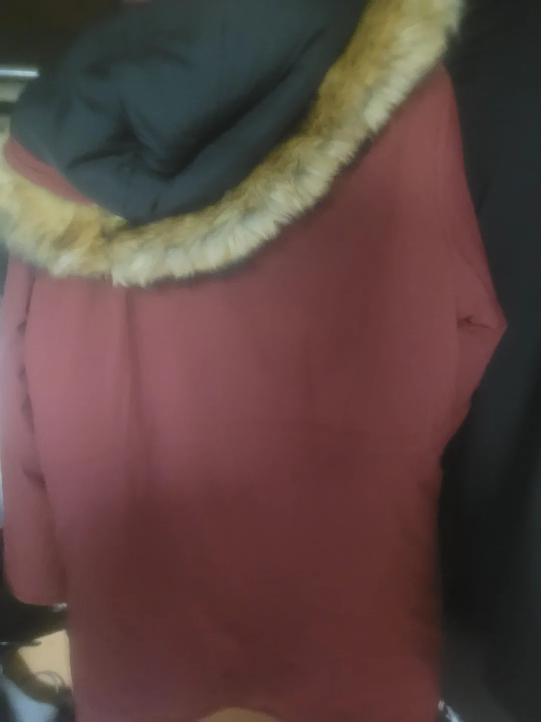 ORORO Heated Parka - Burgundy - Size M image indicator(8)