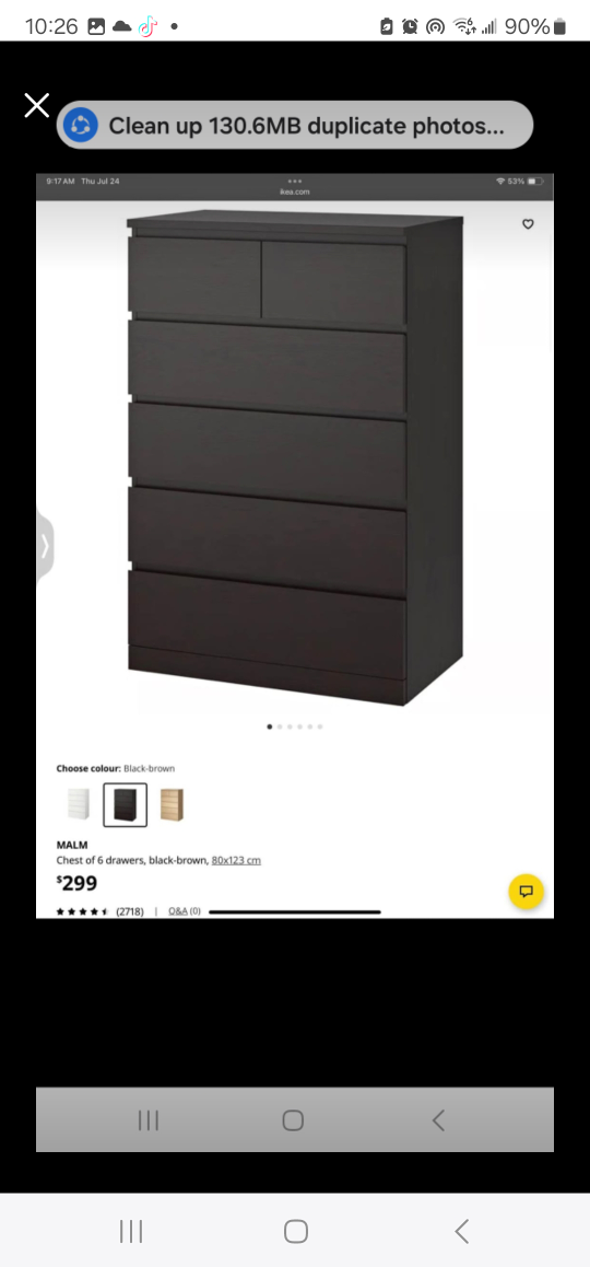 ikea malm dressers - photo 3