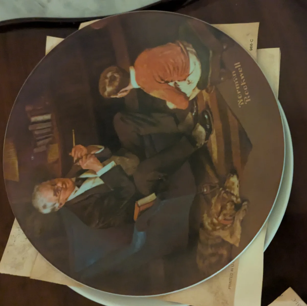 Norman Rockwell Collector Plates five plates for 45$ image indicator(3)