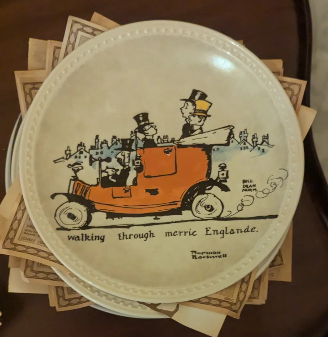 Norman Rockwell Collector Plates five plates for 45$ image indicator(9)