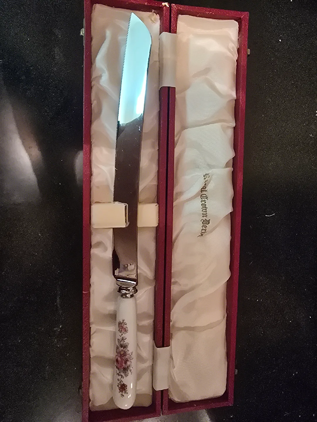 Royal Crown Derby Bread Knife with Box thumbnail
