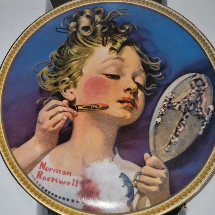 *Lot* Norman Rockwell Collector Plates image indicator(7)