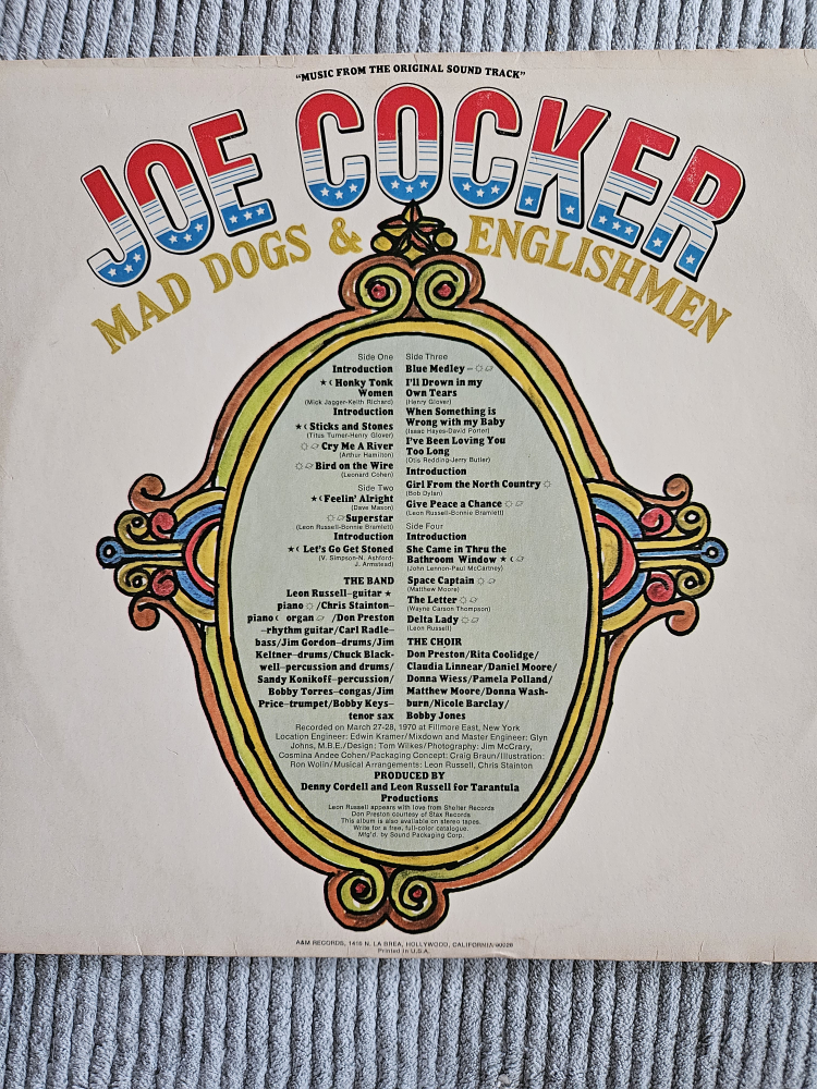 Joe Cocker - Mad Dogs & Englishmen Vinyl Record - photo 4