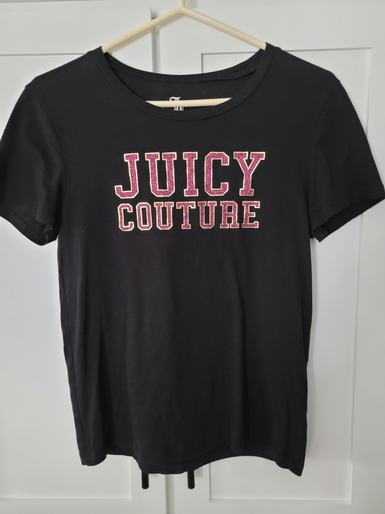Juicy Couture Black Tee - Size Small