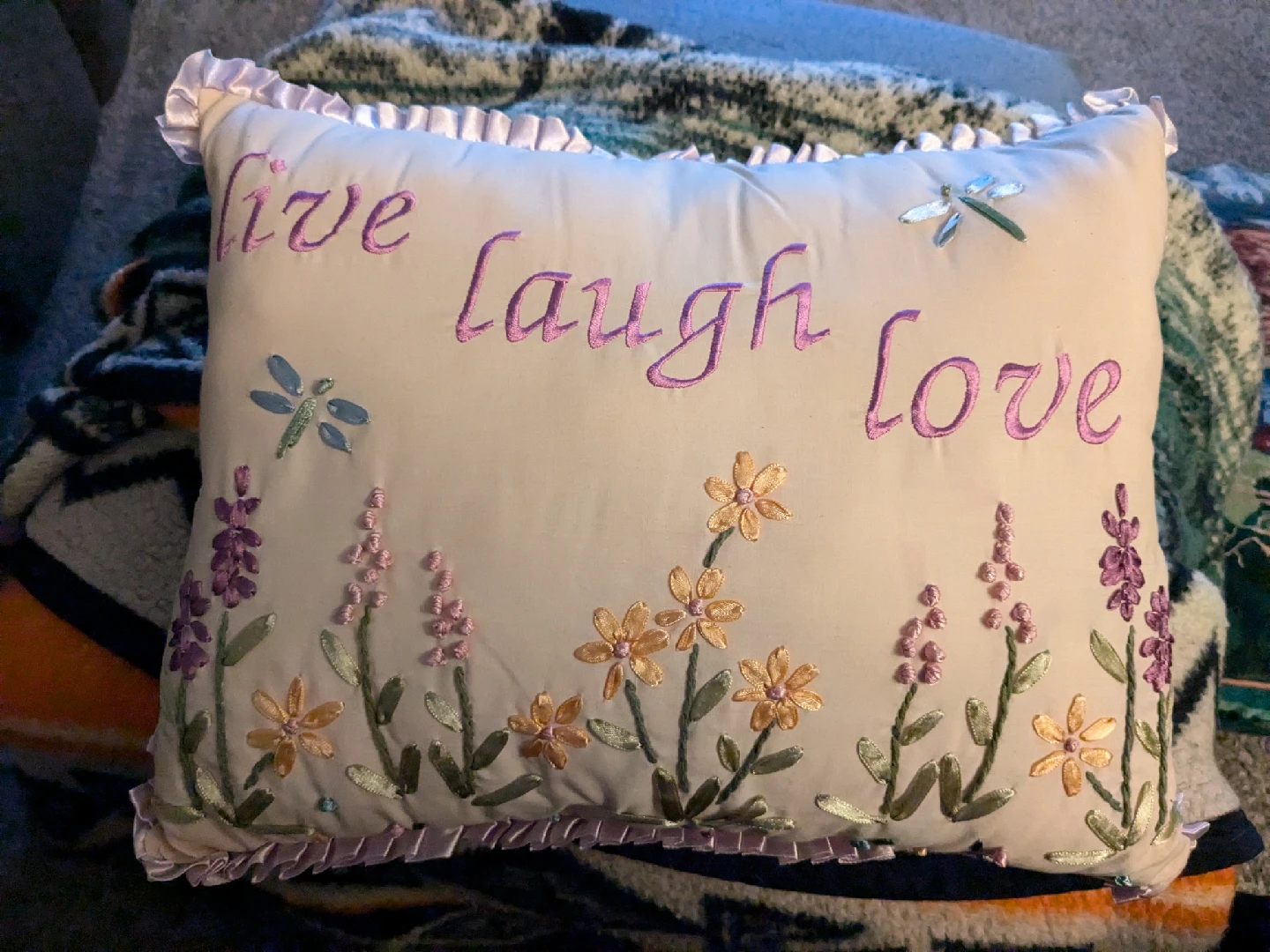 Small decorative pillows