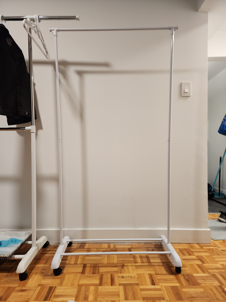 White Clothes Rack - photo 2