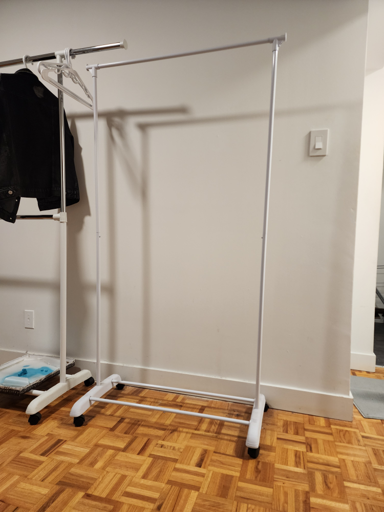 White Clothes Rack - photo 3
