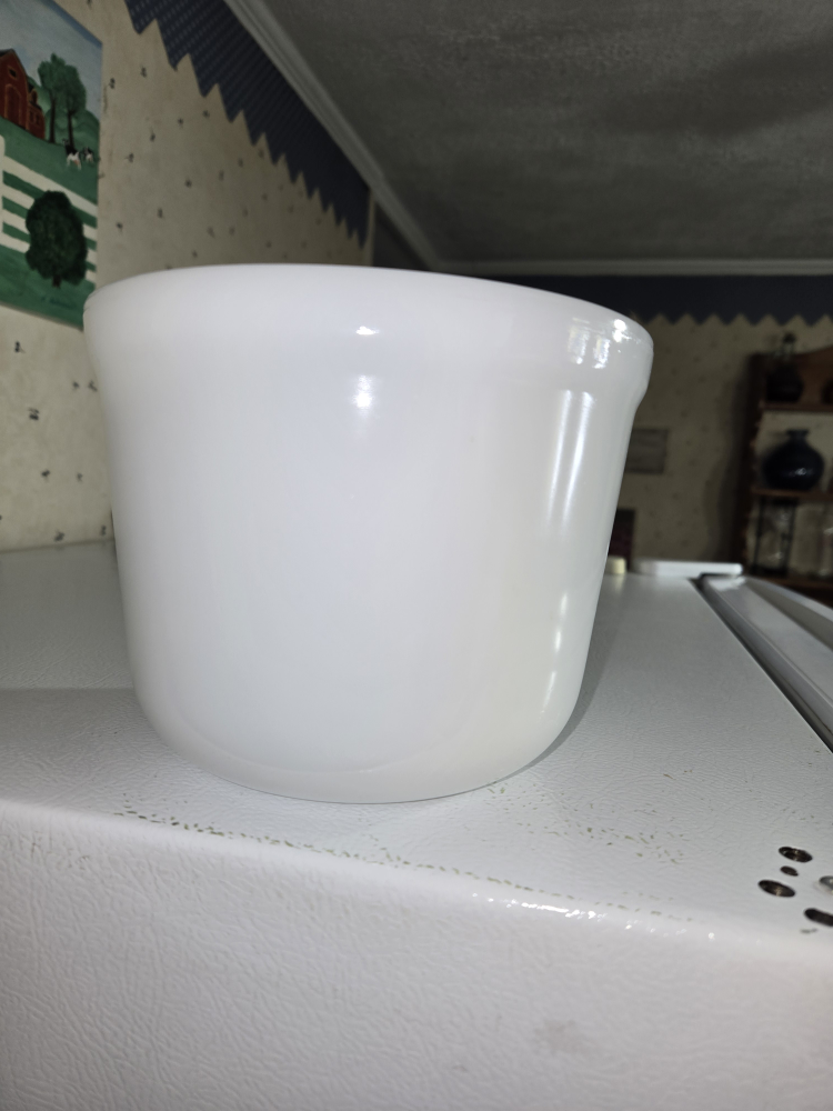 Vintage Milk Glass Bowl - White