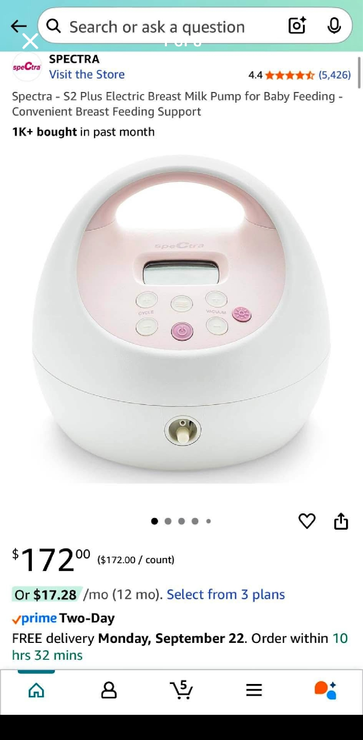 Spectra S2 Plus Electric Breast Pump - photo 2