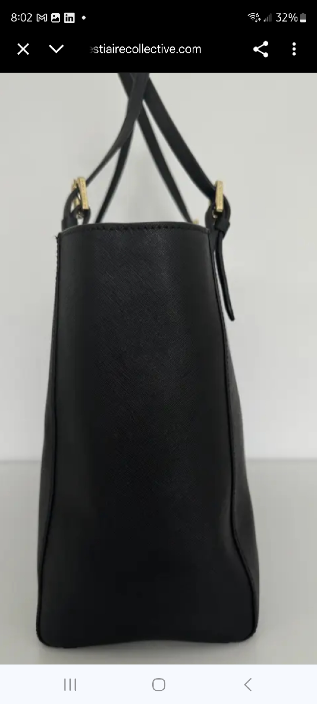 Tory Burch Black Leather Tote Bag - photo 5
