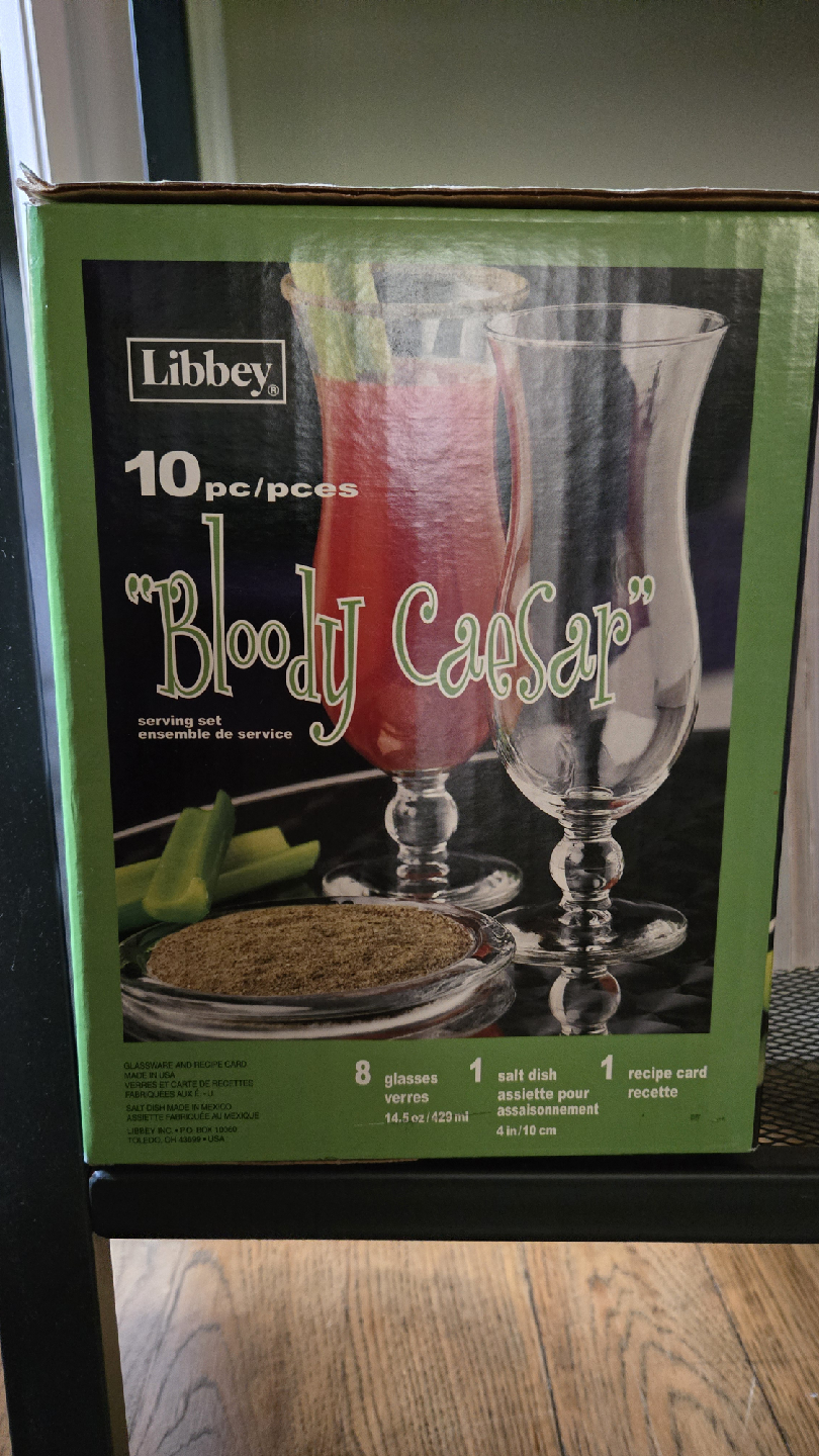 Libbey Bloody Caesar 🩸👻 Serving Set - 10 Piece 🥕