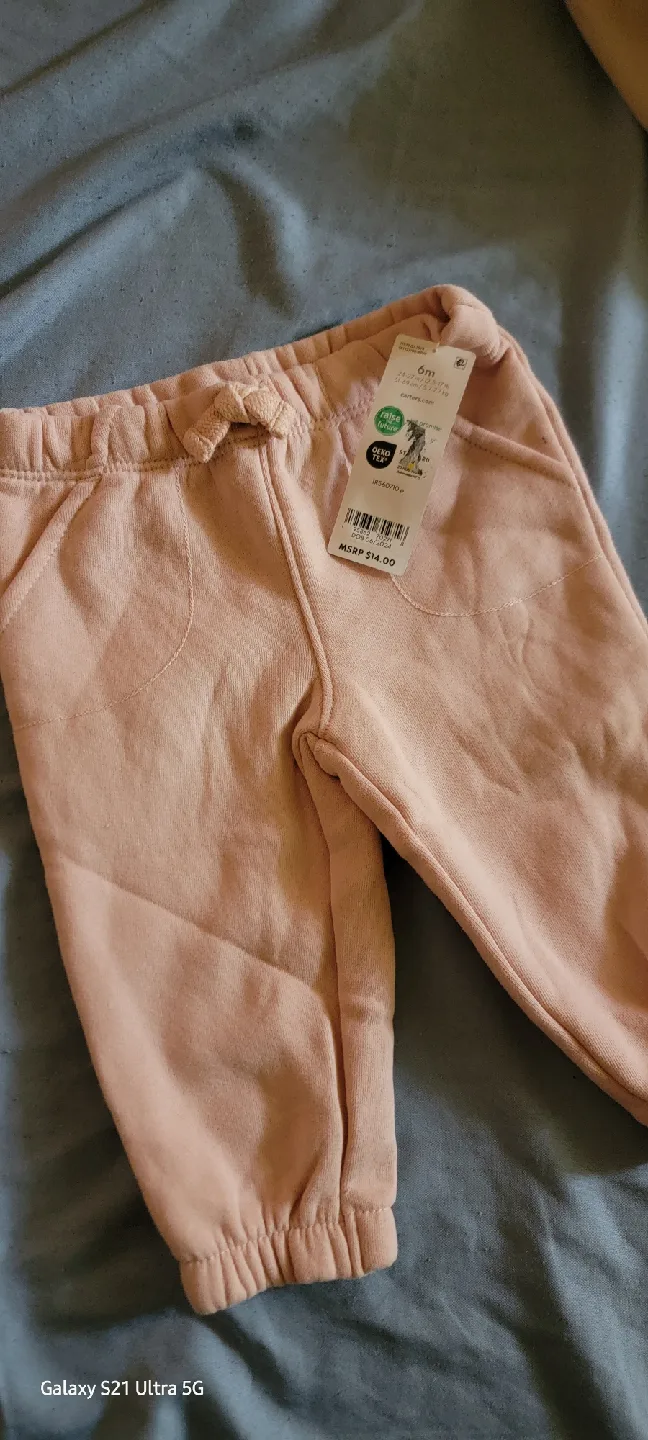 Carter's 6M Baby Pants - New with Tags! thumbnail