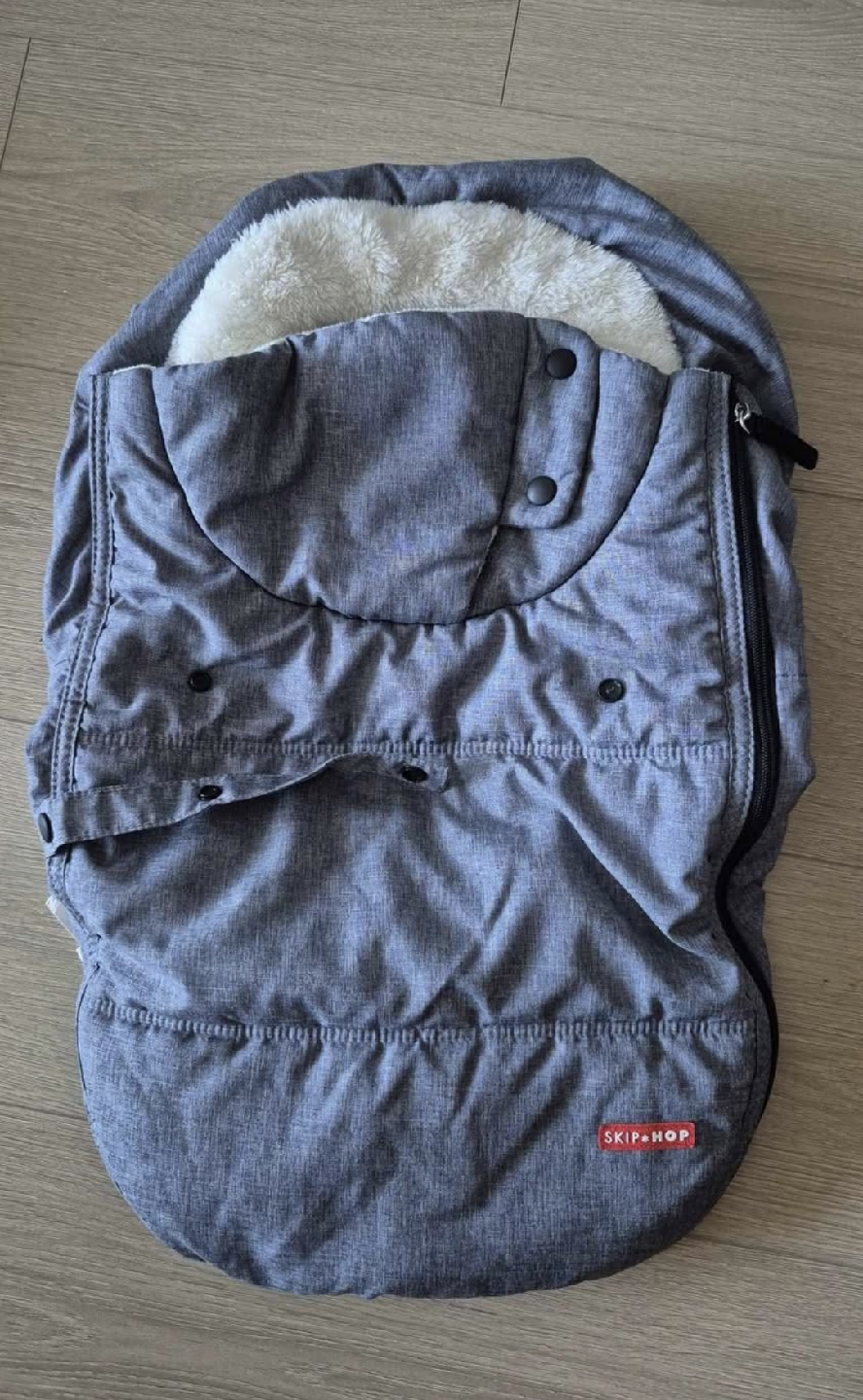 Skip Hop Stroll & Go Car Seat Cover - Heather Grey - photo 2