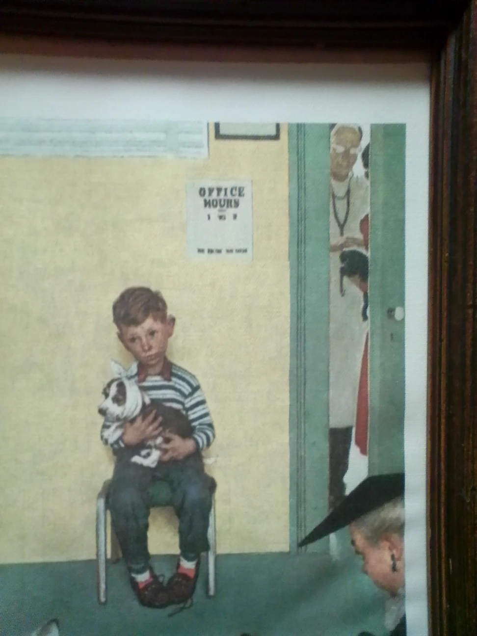 Norman Rockwell 'At the Vet' Print - photo 3