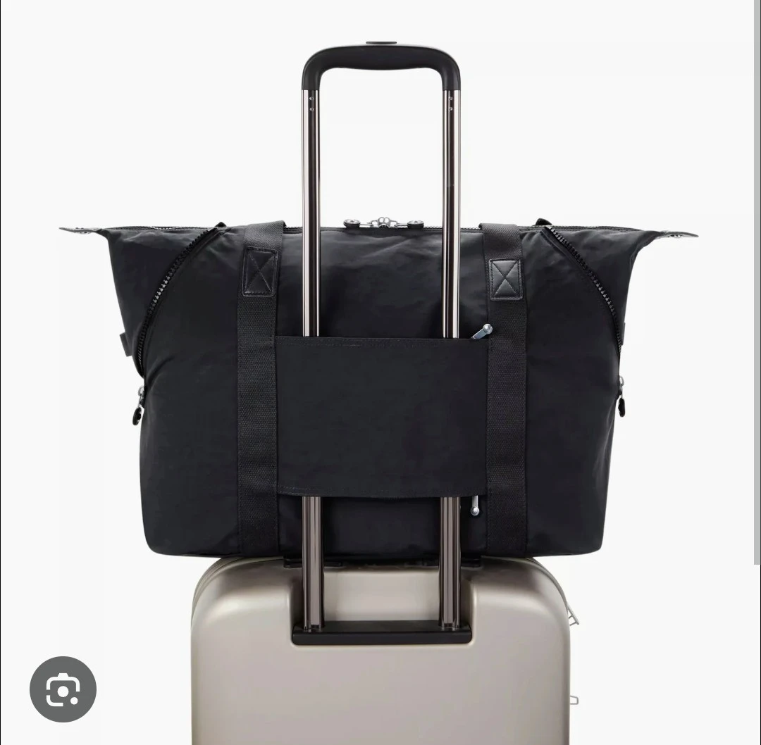Brand New Kipling Black Travel Duffle Bag - photo 5