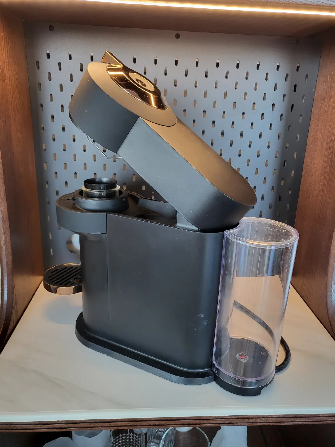 Nespresso Vertuo Next Coffee Machine - Matte Black & Rose Gold image indicator(4)