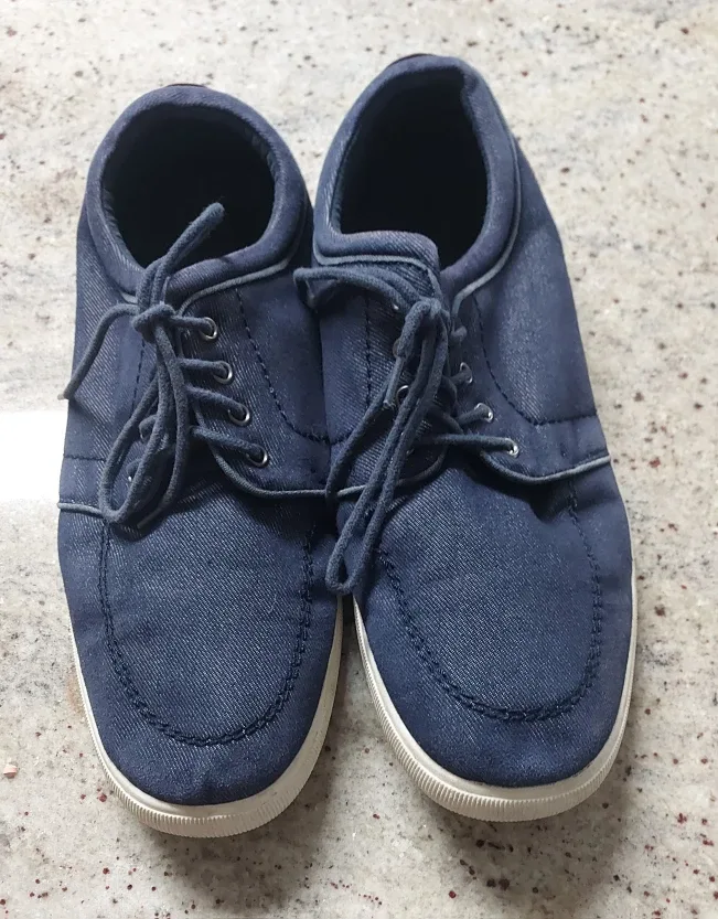 Men's Blue Denim Casual Shoes image indicator(2)