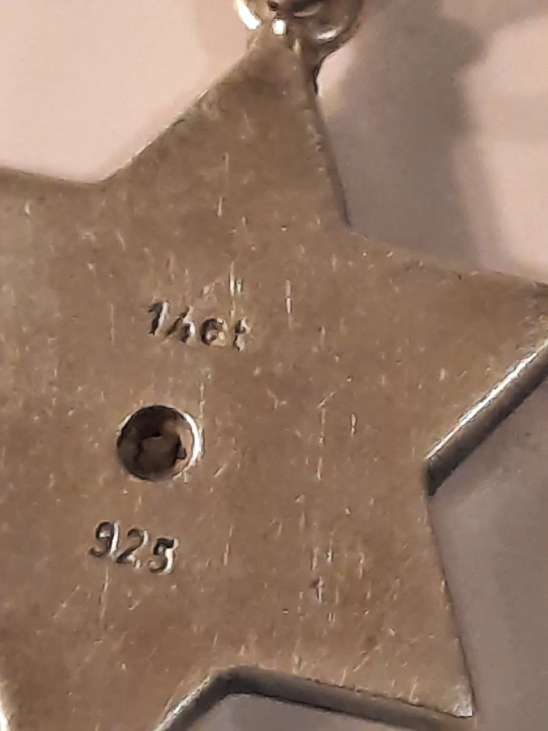 14k middle 925 frame star  of David image indicator(7)