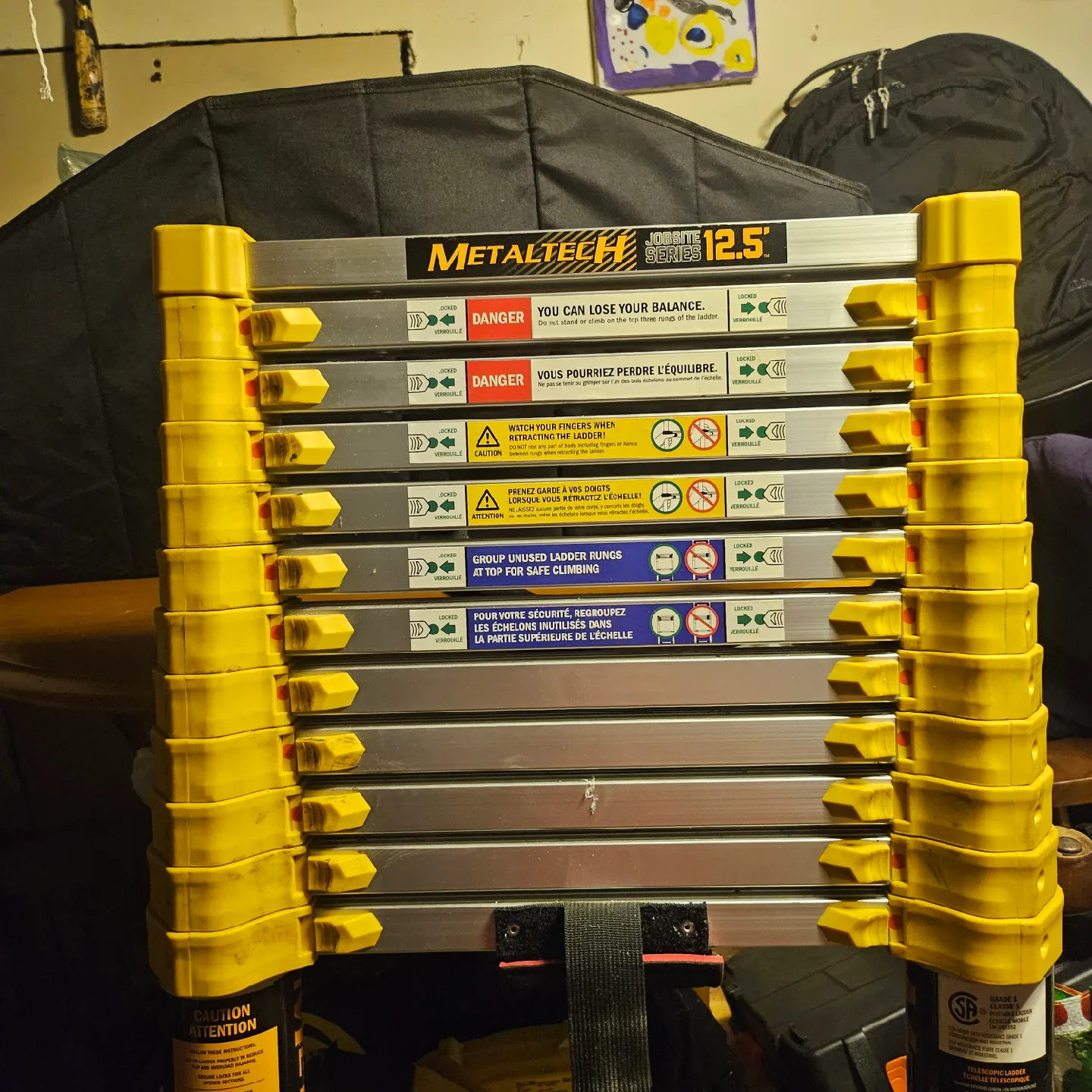 Metaltech 12.5' Telescoping Ladder thumbnail