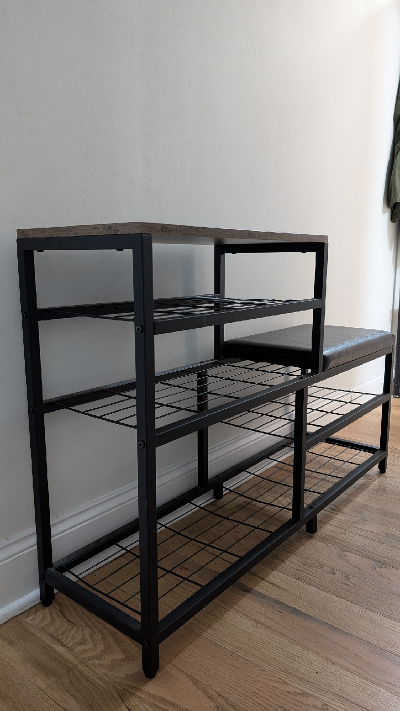 Shoe Rack + Bench Combo