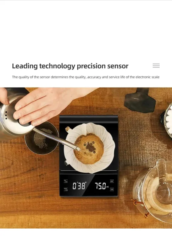 Digital Kitchen Scale - Coffee Scale image indicator(5)