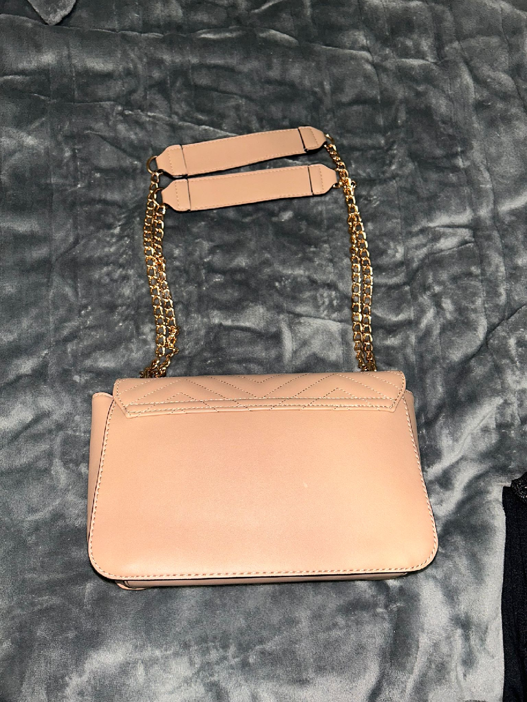 Guess Quilted Shoulder Bag - Light Pink - photo 2