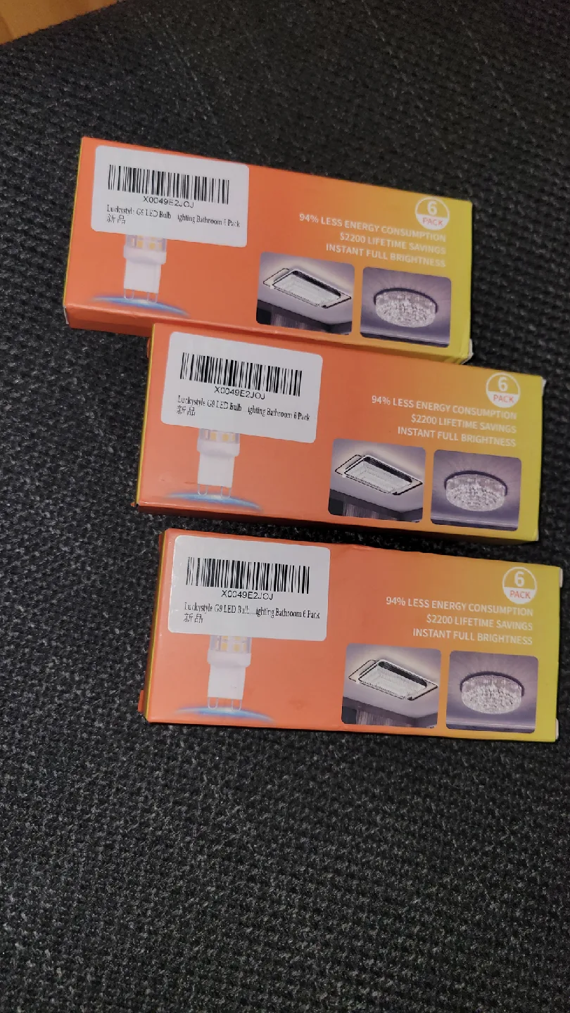 Luckystyle G9 LED Bulb 6-Pack - New! image indicator(2)