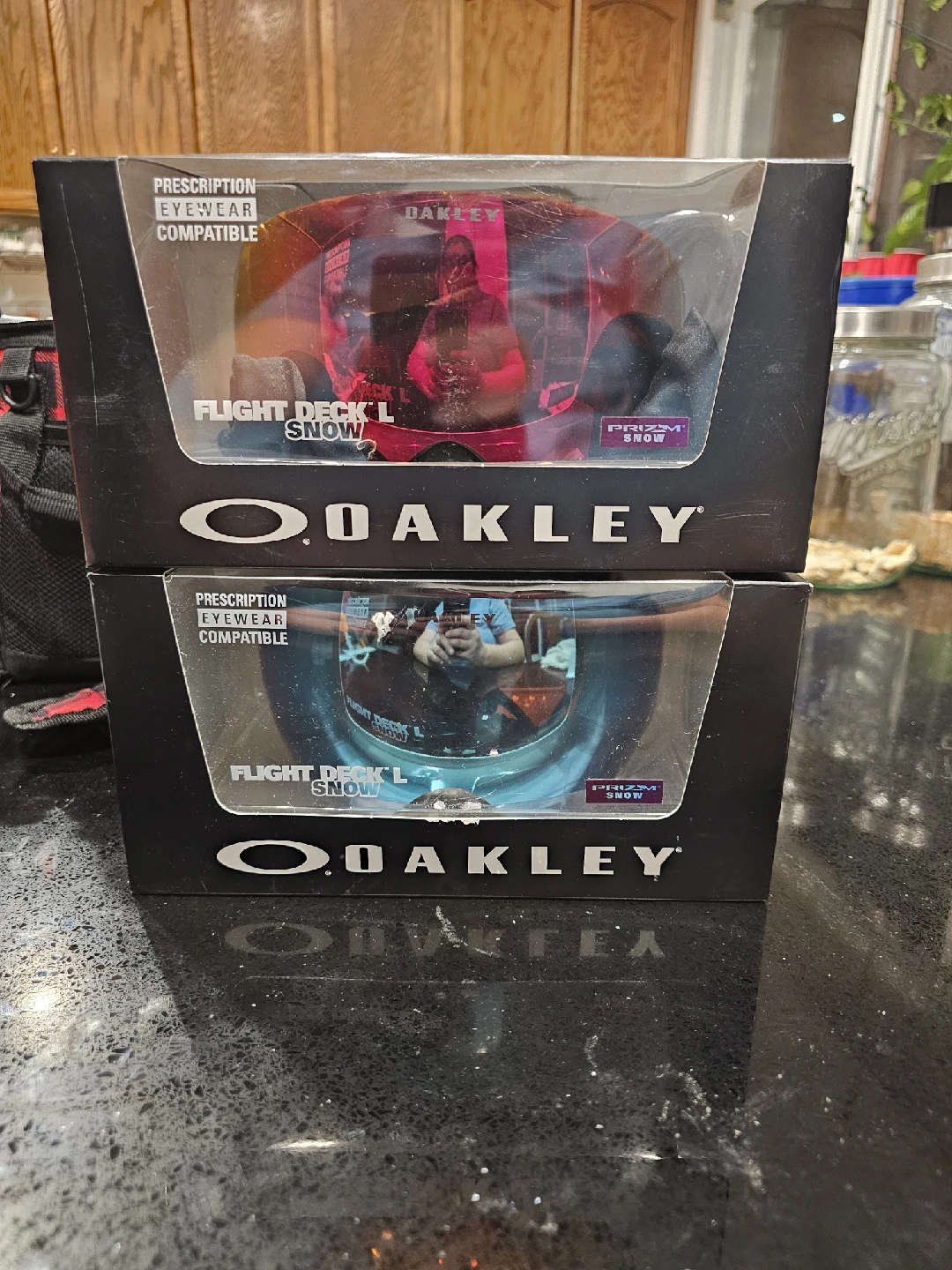 Oakley Flight Deck L Matte Black Prizm Sapphire Goggles - photo 5