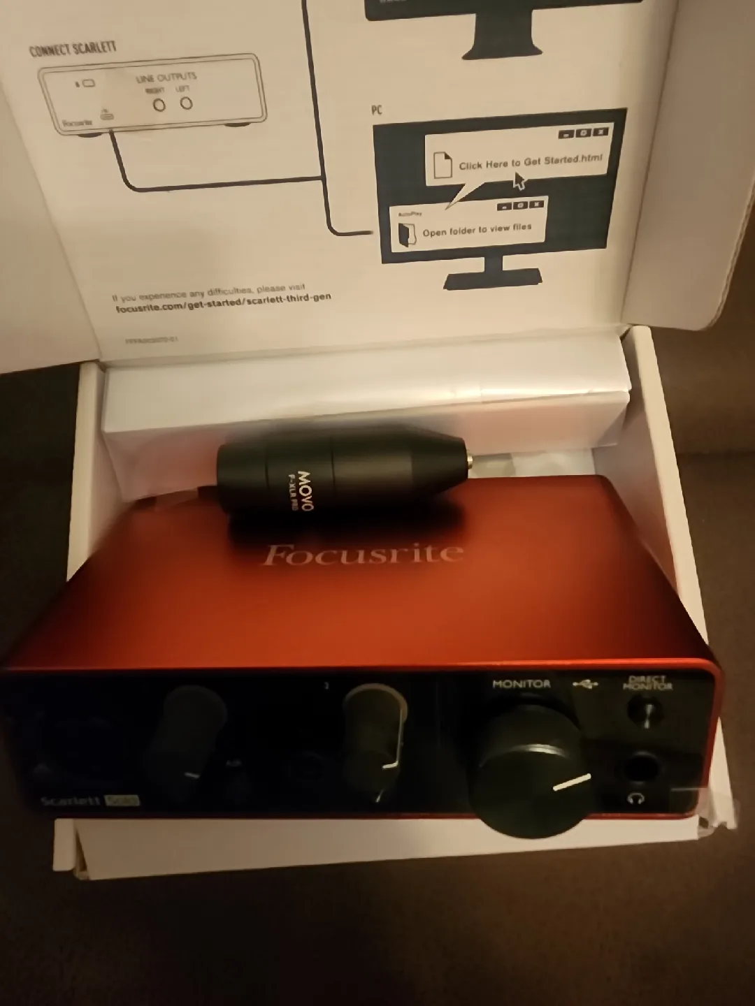 Focusrite Scarlett Solo 3rd Gen Audio Interface - Like New! image indicator(4)