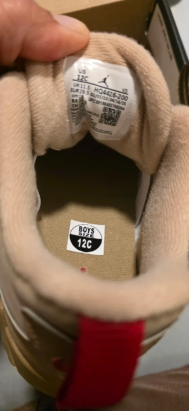 Jordan 6 Retro Little Flex TD Size 12C image indicator(3)