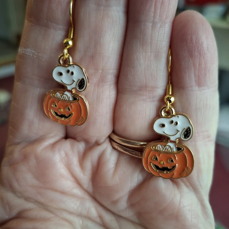 Snoopy Halloween Earrings