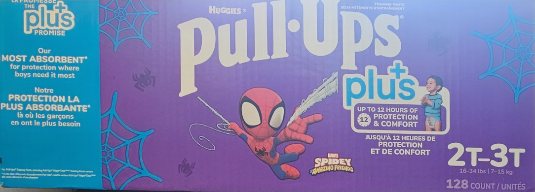 Huggies Pull-Ups Plus 2T-3T Training Pants - 128 Count