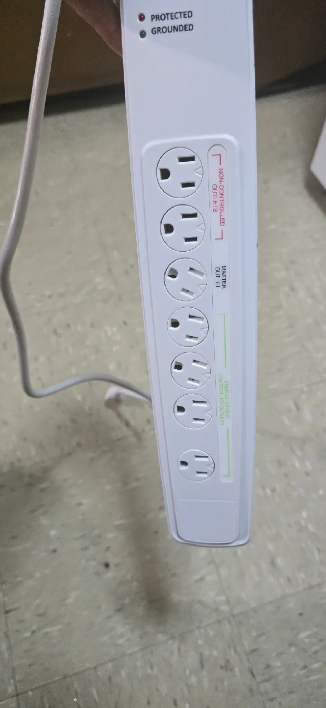 White Power Strip Surge Protector image indicator(2)