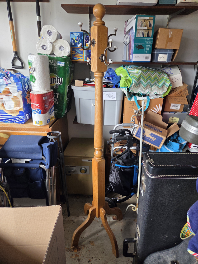 Wooden Coat Rack Stand