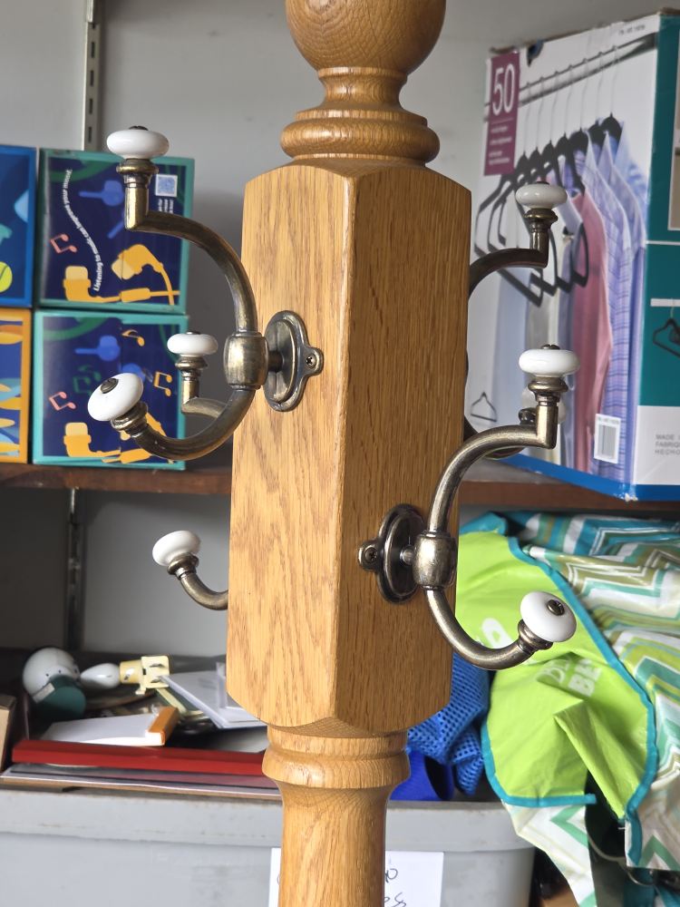 Wooden Coat Rack Stand - photo 2