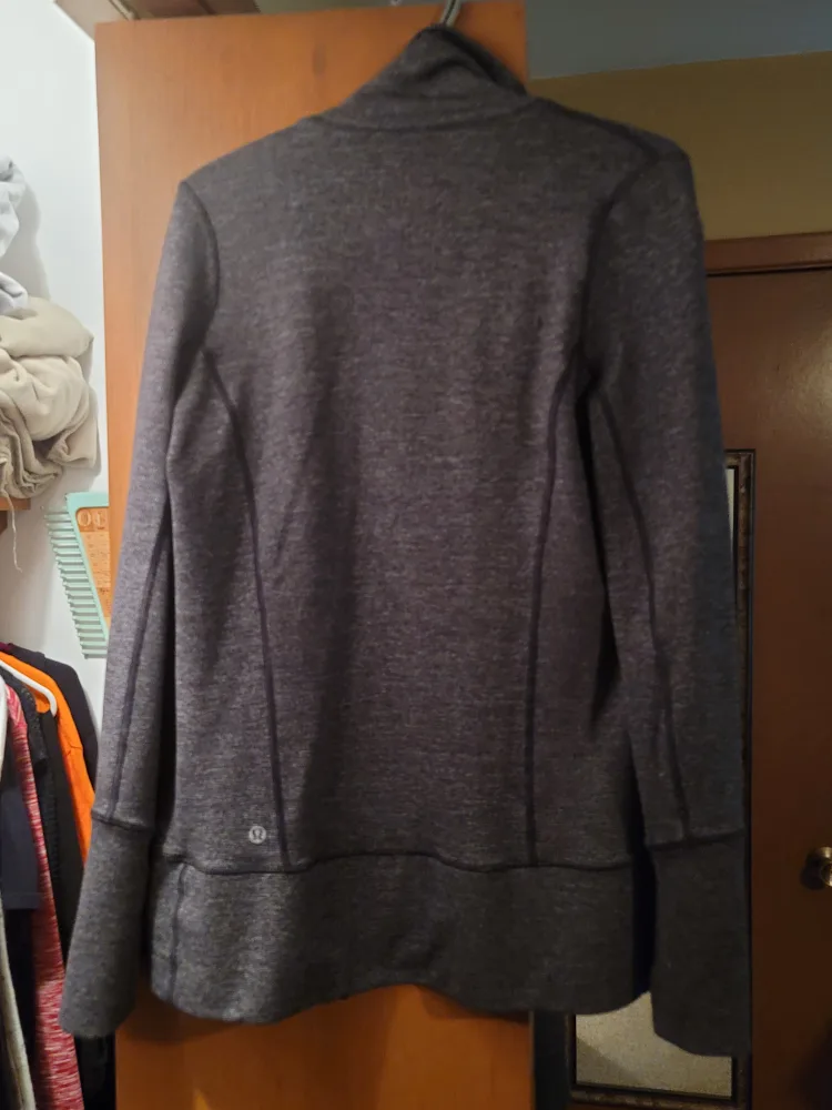 Lululemon Scuba Hoodie - Heathered Black image indicator(2)