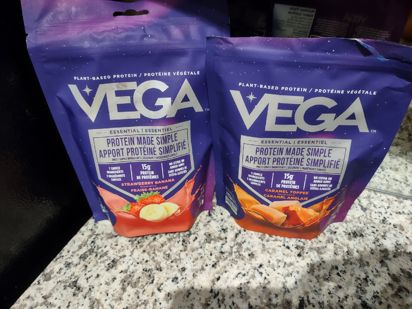 Vega Protein Made Simple - Strawberry Banana & Caramel Coffee