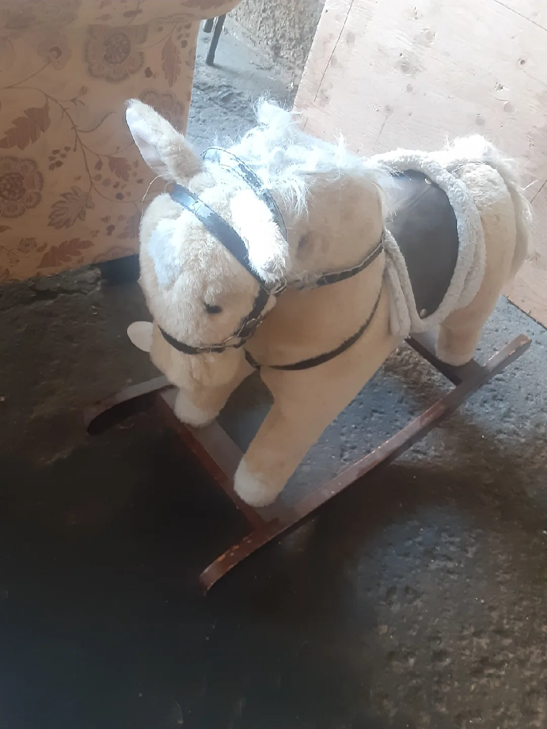 Dresser and vintage rocking horse, + more @outside image indicator(3)