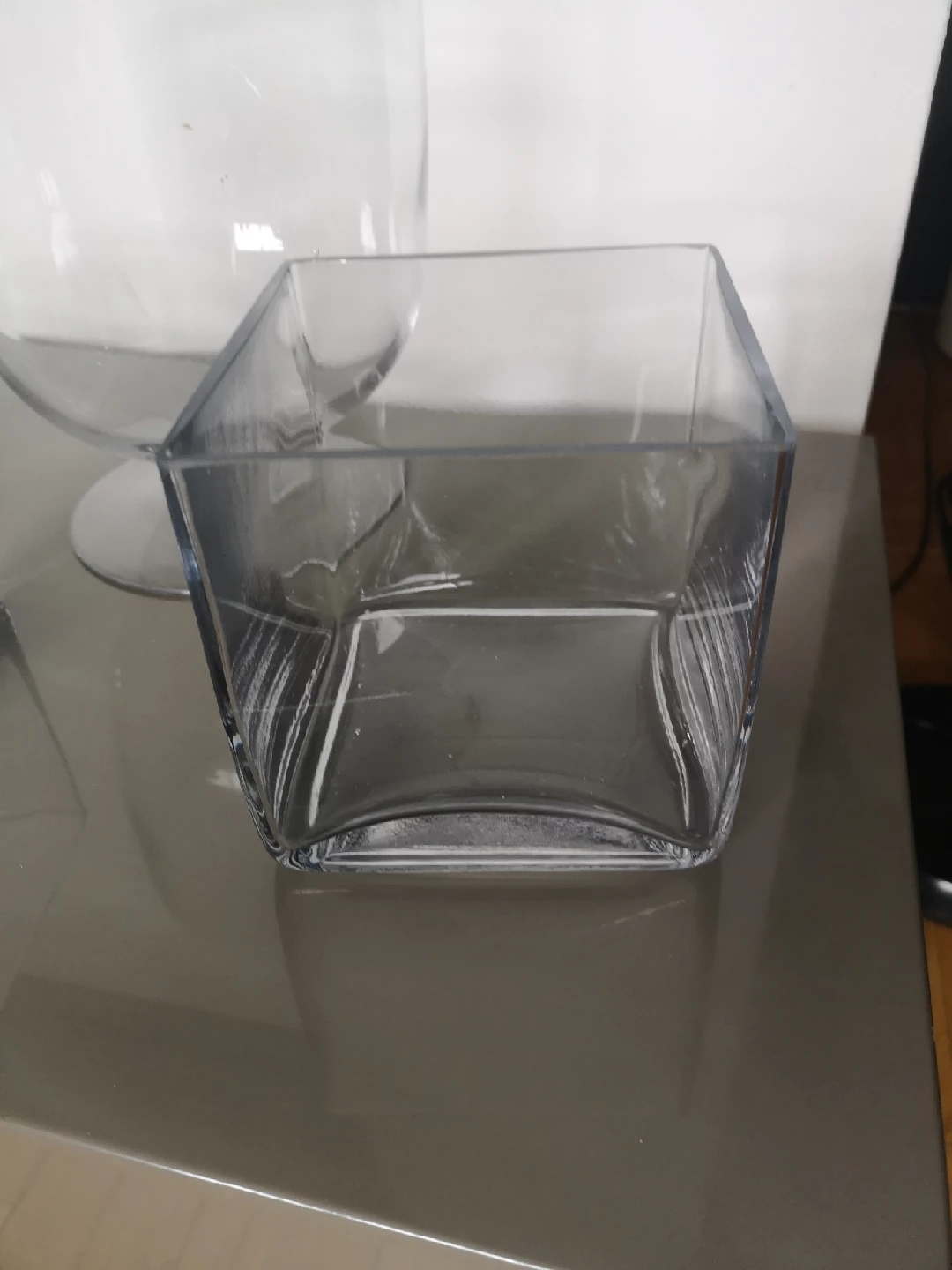 Glass Bowl & Square Vase Set - photo 4