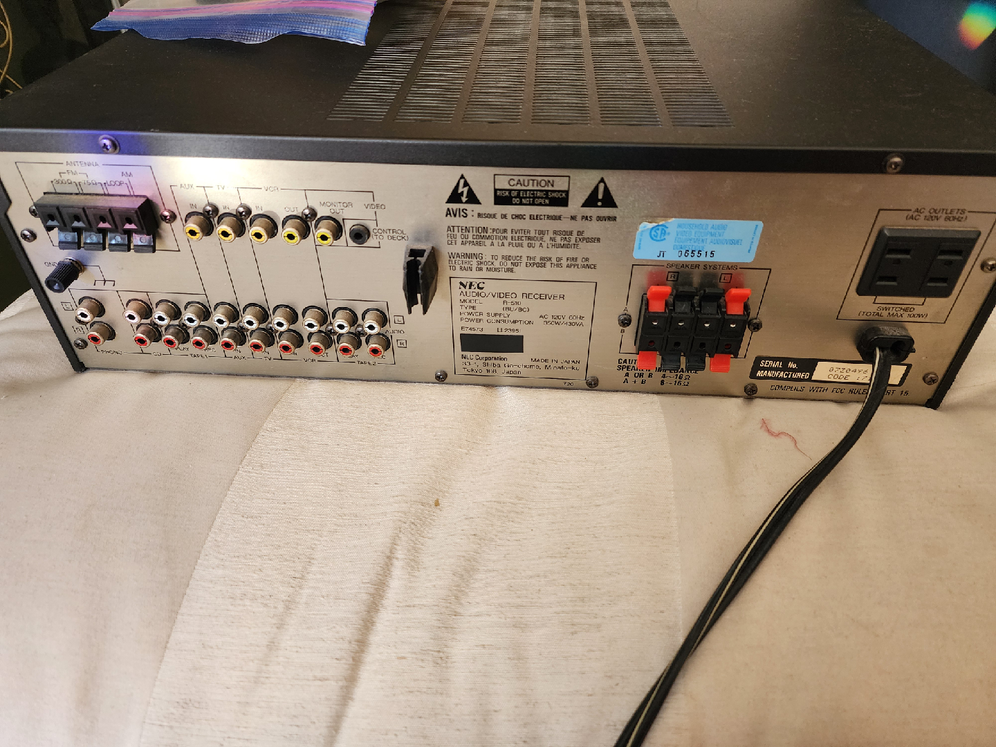 NEC Digital Quartz Synthesizer Amplifier R-326 - photo 3