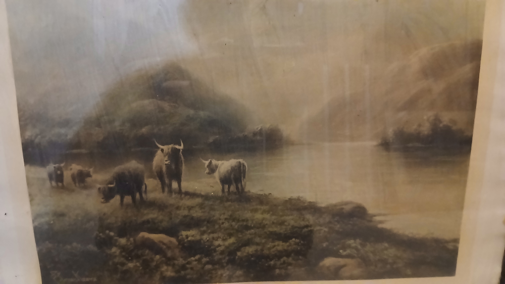 Pair large Elmer Keene Framed Prints - photo 4