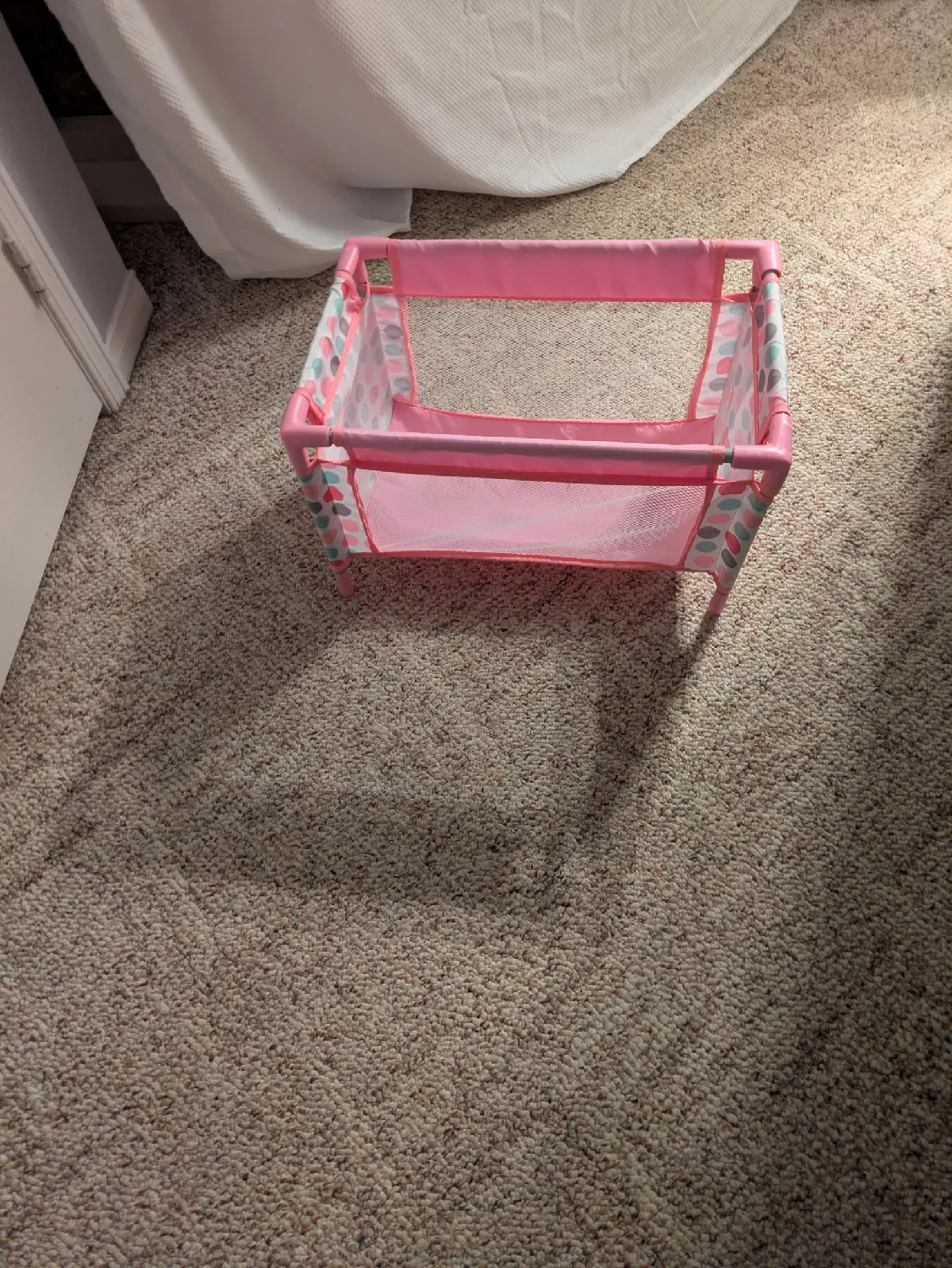Pink Doll Crib, Stroller, and High Chair Set image indicator(6)