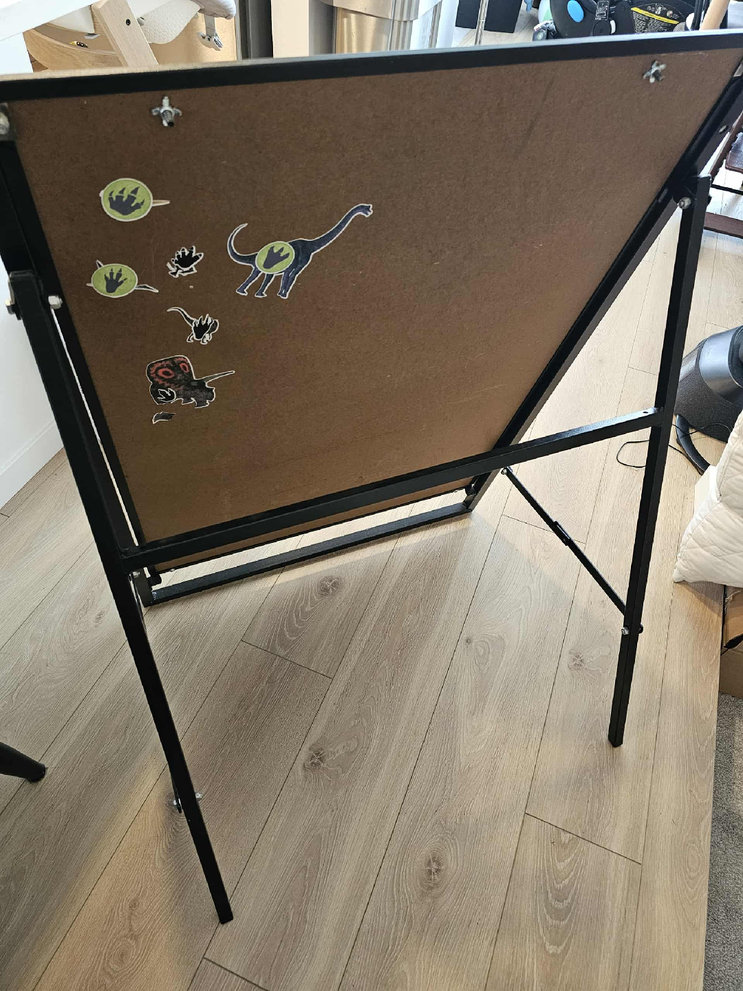 Kids Art Easel whiteboard - Black Frame - photo 3