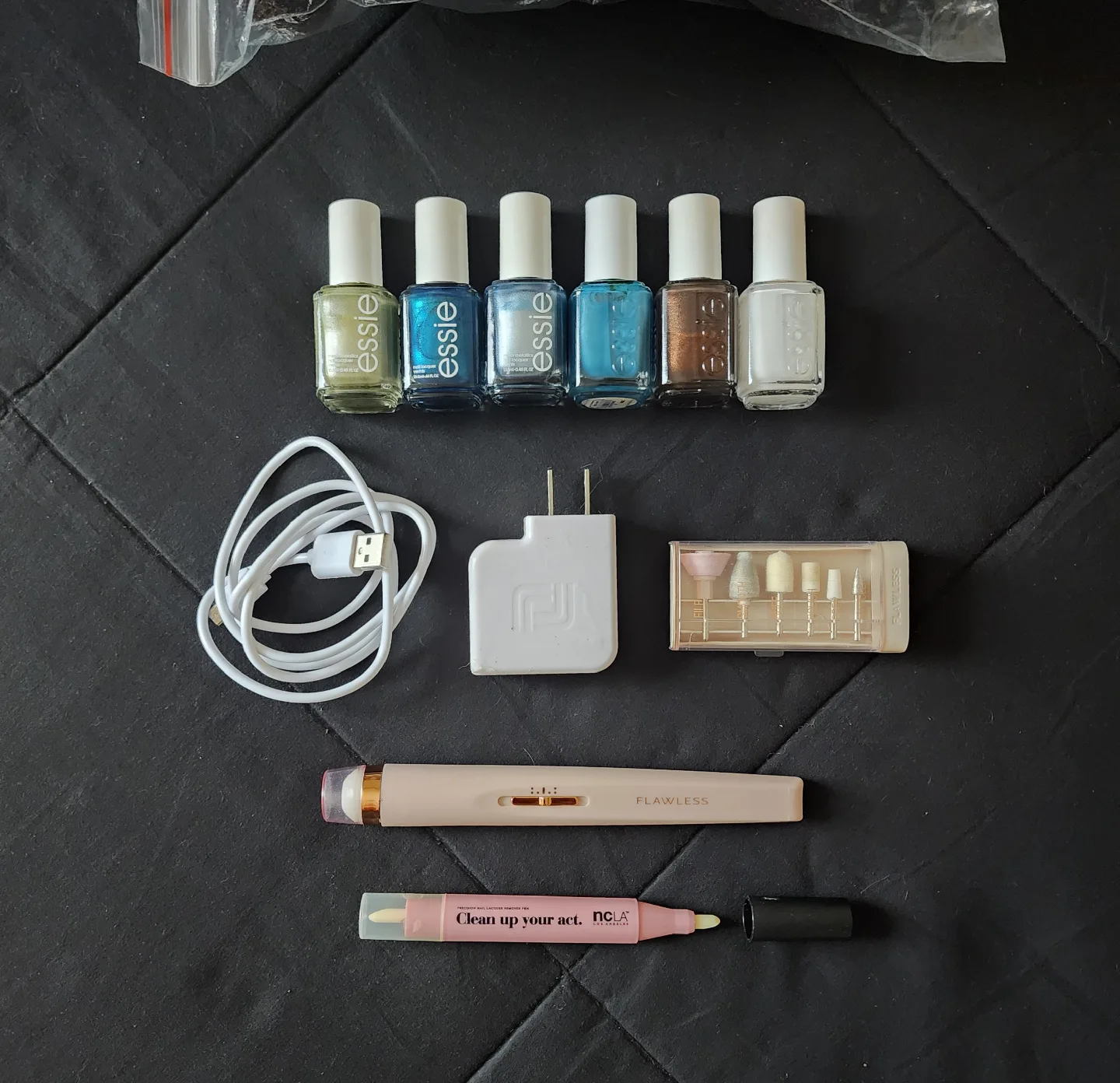Hair Donut Bun Maker Set + Essie Nail Polish & Flawless Nail Kit image indicator(2)