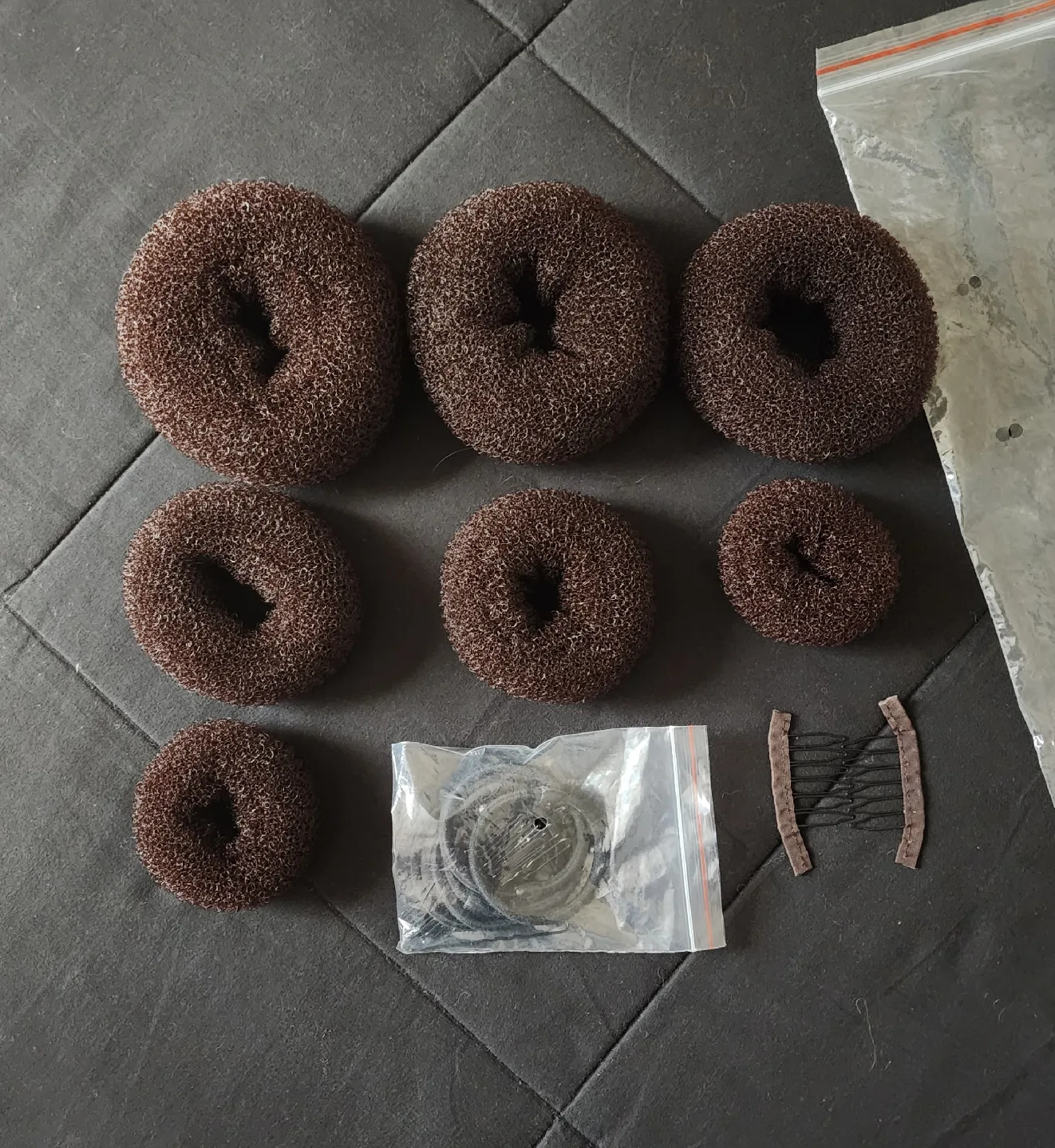 Hair Donut Bun Maker Set + Essie Nail Polish & Flawless Nail Kit image indicator(4)