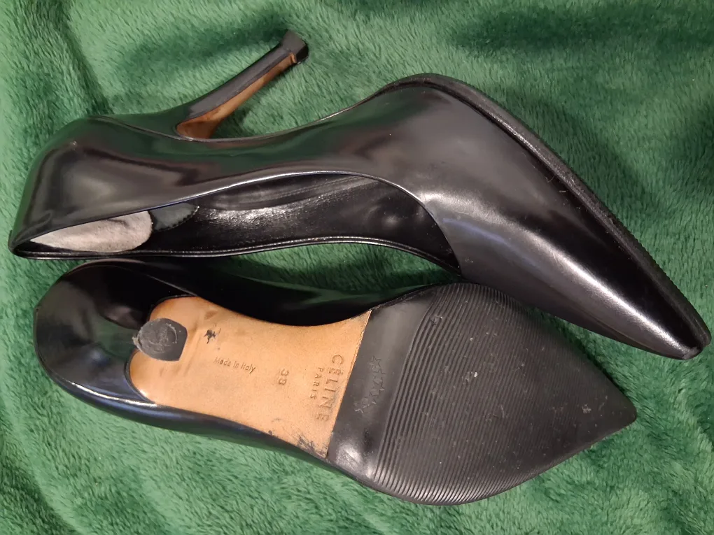 Celine Paris Black Heels - Size 36 image indicator(6)