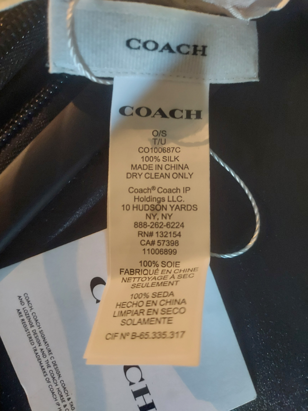 Coach Floral Print Silk Scarf - NEW - photo 3